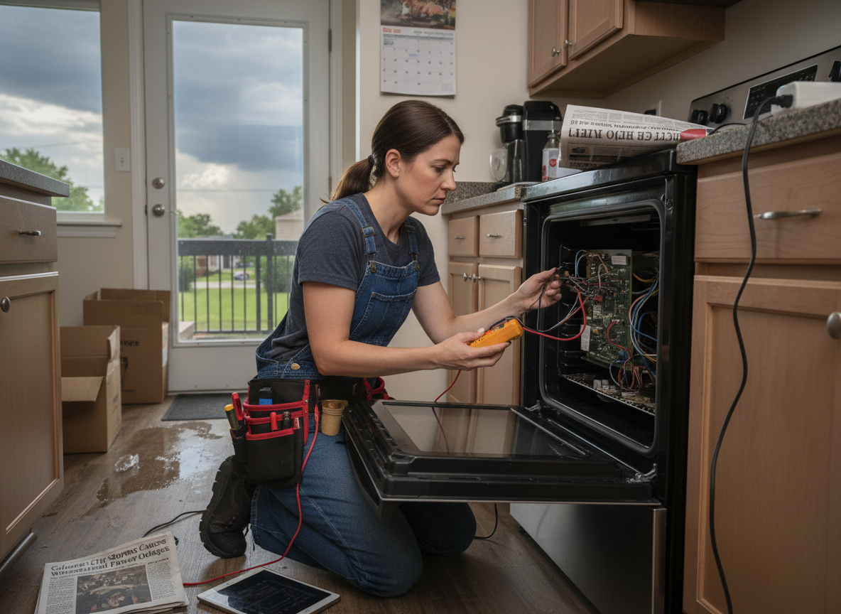 Troubleshooting Oven Failures After Summer Storms in Calumet City